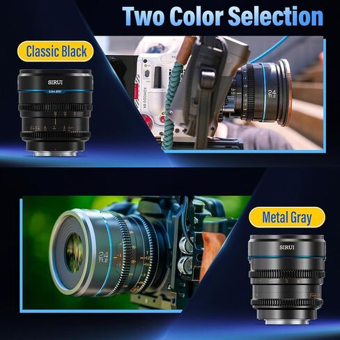SIRUI Night Walker 16 مم T1.2 S35 عدسة سينمائية واسعة الزاوية، عدسة تركيز يدوية بفتحة كبيرة (MS16X-B، X Mount، أسود) in Saudi Arabia