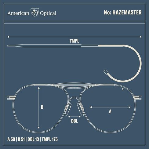 AO Hazemaster Sunglasses - AOLite Nylon Lenses - Polarized in Kuwait