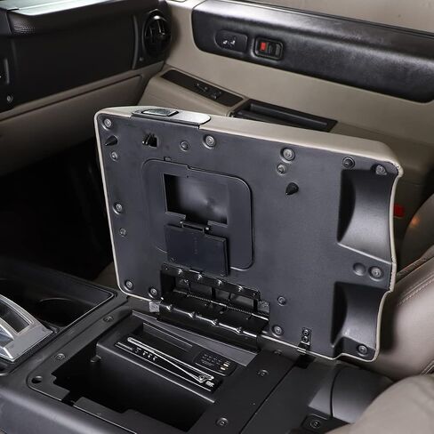 Center Console Organizer Armrest Hidden Storage Box Fit for Hummer H2 2003-2007,Insert Armrest Hidden Tray,Black in Saudi Arabia