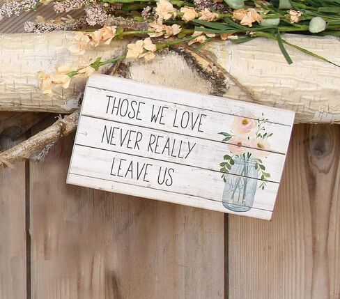 Simply Said, INC Petite Hanging Accents Heaven Sign - A Piece of My Heart Lives in Heaven - 6.5 x 3.5 inch Wood Sign - Wooden Memorial Sign - Bereavement Gifts - PHA1055 in Kuwait