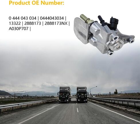 DEF Doser Diesel Exhaust Fluid Injector w/Stainless Steel DEF Line Connector | Fit for Cummins ISX ISC ISL QSC QSL Engines | OE# 0444043034, 13322, 2888173, 2888173NX, A030P707 in Saudi Arabia