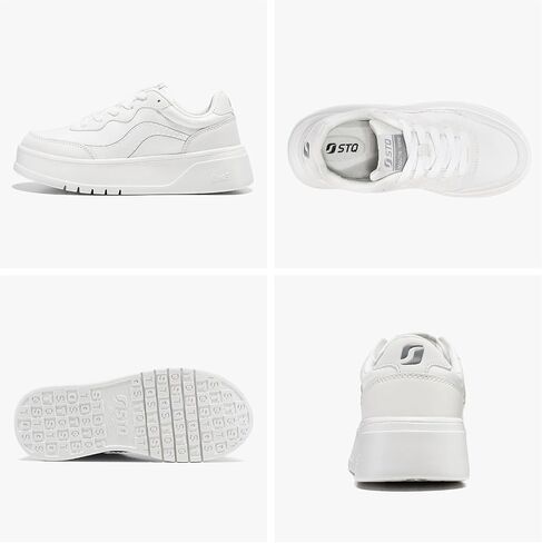 STQ Womens Platform Sneakers Fashion Casual Shoes Trendy Chunky Sneakers for Plantar Fasciitis in Saudi Arabia