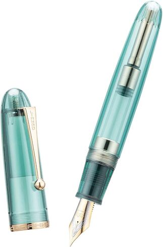 3PCS Assorted Colors Jinhao 9019 Fountain Pen Set, Size 8 Extra Fine Nib Classic Design Smooth Writing Pen with Large Capability Converter (Gold Trim) in Saudi Arabia