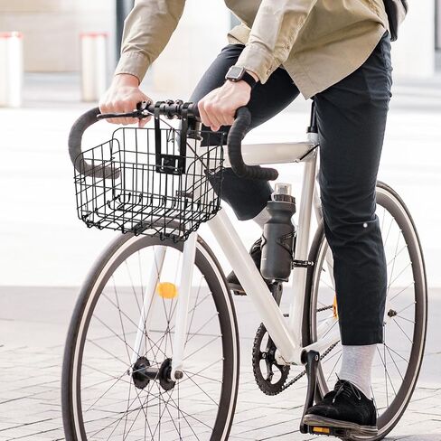 2PACK سلة دراجة أمامية قابلة للطي، سلة شحن للدراجة، حقيبة أمامية قابلة للإزالة رف خلفي سلة معلقة للدراجة، سلال إطار دراجة قابلة للطي للنساء والرجال، ملحقات الدراجة الجبلية in Kuwait