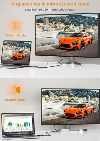 محول FOINNEX HDMI إلى DisplayPort، وليس HDMI ثنائي الاتجاه لمنفذ العرض، فقط من مخرج HDMI إلى مدخل DP 4K@60 هرتز HDMI ذكر إلى محول أنثى لمنفذ العرض للكمبيوتر، والشاشة، وPS4، وXbox، وNS in Kuwait