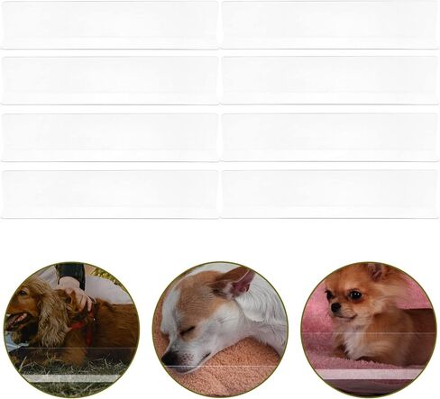 Ipetboom 9pcs روضة الحيوانات الأليفة قفص الحيوانات الصغيرة بطانة الحرس غينيا خنزير الجانب حاجز مانع واضح حراس البول الحرس الجانب بطانة شينشيلا قفص الملحقات in Kuwait