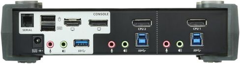 Aten USB 3.0 Hub مع DCI K مدعوم بمنفذين USB DisplayPort MST KVMP Switch cs1922 m in Saudi Arabia