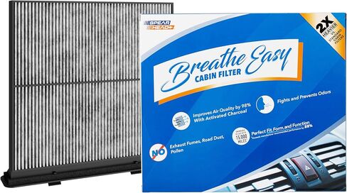 Spearhead Odor Defense Breathe Easy AC & Heater Cabin Filter | Fits 2019-24 Forester, 2022-24 WRX Like OEM | Up to 25% Longer Lasting w/Activated Carbon (BE-277) in Saudi Arabia