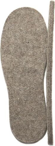Alpaca & Sheep Soft Wool 100% All-Natural Felt Insoles for Men and Women (Brown, X-Large) in Saudi Arabia