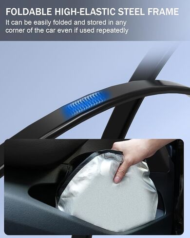 Sun Shade Front Windshield Compatible with Cadillac XT5 Upgraded 2024-2017, Custom Fit 2024 2023 2022 2021 2020 2019 2018 2017 Car Window Sunshade Cover Visor in Saudi Arabia