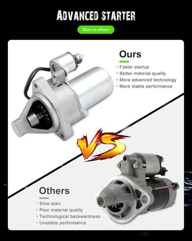 SCITOO Starters 18513 128000-2750 Starter for Honda 11HP Toro Dingo TX-413 2004 2005 2006 2007 2008 in Saudi Arabia