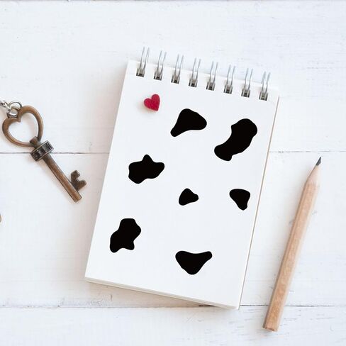 336 قطعة من ملصقات طباعة البقرة | دفاتر القصاصات|ملصقات ديكور للحوائط، ديكور حائط مطبوع عليه بقرة قابل للإزالة، ملصق لاصق ذاتي اللصق ذو بقعة سوداء، لغرفة النوم وغرفة المعيشة، مصنوعات يدوية ذاتية الصنع، ديكور حفلات بموضوع البقرة in Kuwait