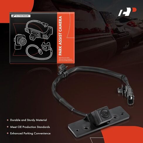 A-Premium Park Assist Camera Rear View Backup Reverse Camera Compatible with Select Nissan Models - 2017-2023 Titan, 2016-2023 Titan XD - Replace# 28442EZ00A in Saudi Arabia
