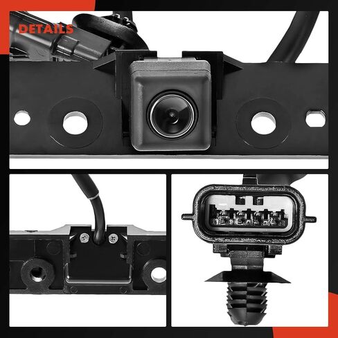 A-Premium Park Assist Camera Rear View Backup Reverse Camera Compatible with Select Nissan Models - 2017-2023 Titan, 2016-2023 Titan XD - Replace# 28442EZ00A in Saudi Arabia