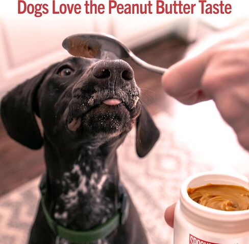 Dog Peanut Butter - Appetite Booster with Multivitamins for Dogs - Energy Supplement for High Energy Dog Activities - Dog Food Toppers for Picky Eaters - High Calorie (8.46oz) in Saudi Arabia
