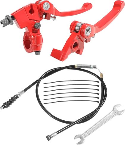 VARGTR Folding Clutch Brake Lever with Clutch Cable,Car Accessories 7/8" Handlebar Clutch Lever Replacement for 110cc 125cc 140cc 150cc Tao Tao DB17 Apollo RFZ DBX15 X18 X19 Dirt Pit Bikes (Black) in Kuwait