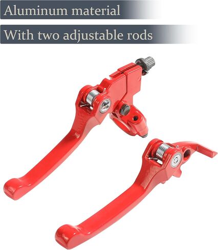 VARGTR Folding Clutch Brake Lever with Clutch Cable,Car Accessories 7/8" Handlebar Clutch Lever Replacement for 110cc 125cc 140cc 150cc Tao Tao DB17 Apollo RFZ DBX15 X18 X19 Dirt Pit Bikes (Black) in Kuwait