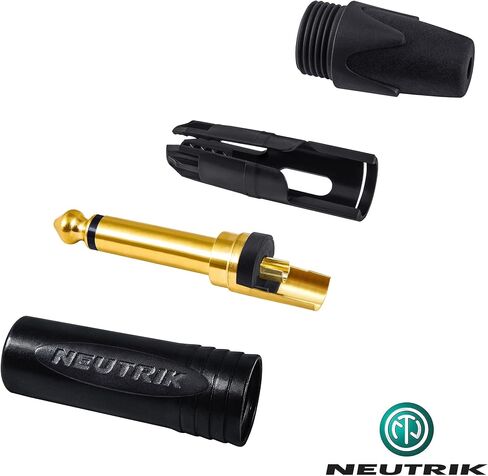 أفضل الكابلات في العالم بطول 3 أقدام - كابل TS إلى RCA - كابل توصيل الصوت Mogami 2964 وNeutrik NP2X-B ومقابس Amphenol ACPL-CBK الذهبية - مصنوع حسب الطلب in Saudi Arabia