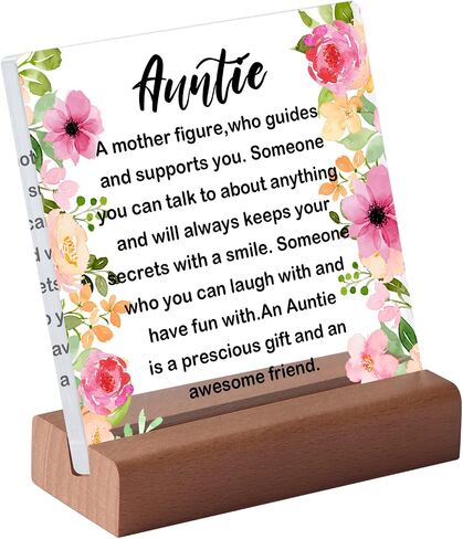 Thank You Farewell Gift for Women Men Friend Boss Retirement Gift Square Acrylic Desk Plaque Sign With Wood Stand Decor for Home Office Desk-I Thank You from The Bottom of My Heart Sign in Saudi Arabia