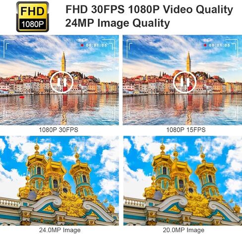 كاميرا فيديو كاميرا فيديو، كاميرا فيديو عالية الدقة 2.7K 30FPS 24MP لكاميرا YouTube 18X Zoom الرقمية 3.0 بوصة كاميرا تسجيل شاشة قابلة للطي مع جهاز تحكم عن بعد وبطاريتين in Saudi Arabia