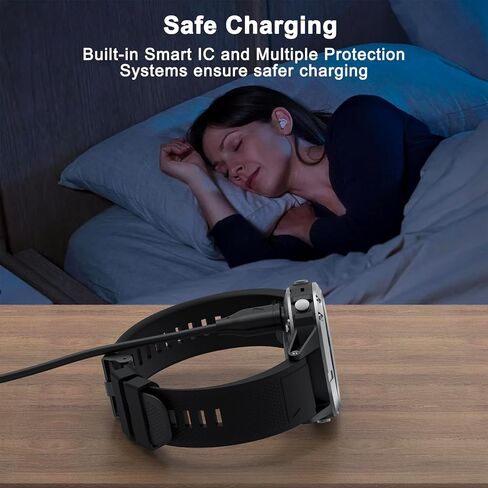 شاحن USB C متوافق مع Garmin Fenix ​​7/7S/7X، Fenix ​​6/6S/6X، Fenix ​​5/5S/5X، كابل شحن USB بديل من النوع C لشاحن ساعة Garmin 3.3FT(100 سم) in Kuwait