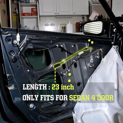 Driver Door Cable Compatible for Honda Accord Sedan 4 Doors 2003-2007 Front Left Door inner Handle Latch Cable in Saudi Arabia