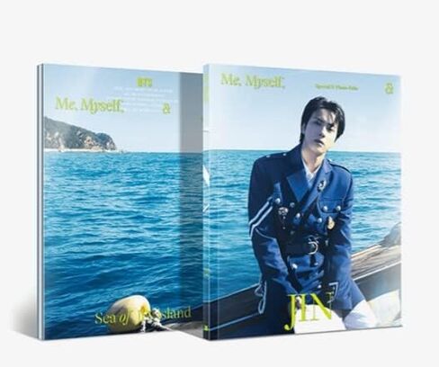 [متجر Weverse] BTS JIN Special 8 Photo-Folio Me, Myself, and Jin "Sea of ​​JIN Island" in Kuwait