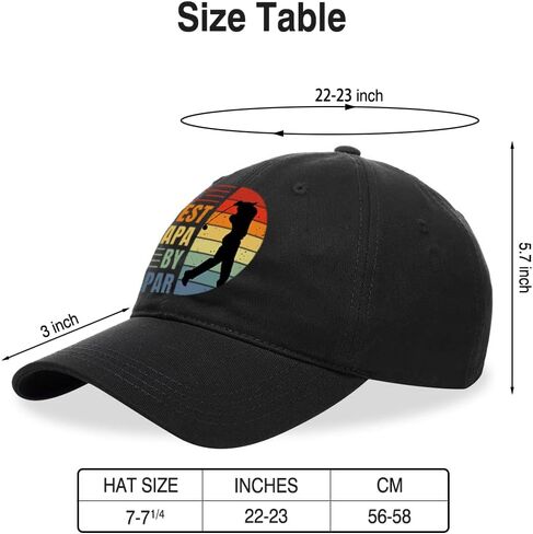 Best PaPa By Par Funny Baseball Cap, Vintage Adjustable Cotton Cap, Funny Retirement Birthday Gift for Men Women, Golf Gift for Grandpa Dad Husband Golf Fan, Golf Accessories for Men Women in Saudi Arabia