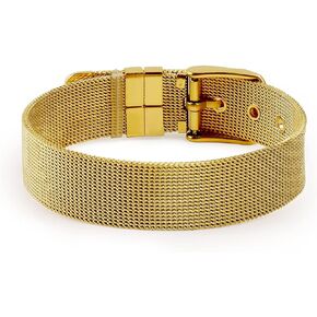 Elegance 11 designs Gold Roman Numeral Bangle Bracelets For Women Men 14k Real Gold Plated Italy Chunky Chain Stainless Steel Non-Tarnish Bracele
