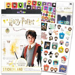 Wizard World Harry Potter Party Favors Stickers Bundle - Over 575 Harry Potter Stickers Featuring Harry, Ron, Hermione and More (Harry Potter Party Supplies)