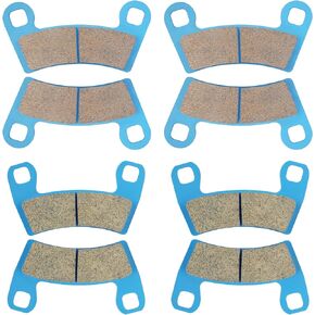 Brake Pads Ceramic Organic for Polaris RZR-S 900 2015-2020, RZR 1000 60 Inch PS EU/Tractor/Zug 2017-20 2206025 2203318 Front & Rear 4 Sets