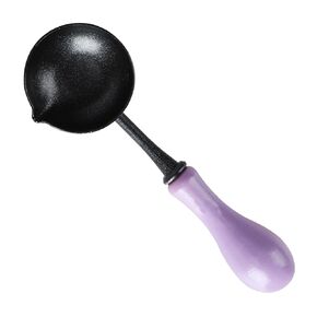 New Wax Seal Spoon for Wax Seal Stamp Envelope Letter Art Craft (Black)