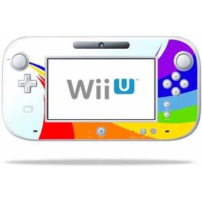 غلاف MightySkins متوافق مع وحدة تحكم Nintendo Wii U Gamepad، غلاف لاصق بألوان قوس قزح