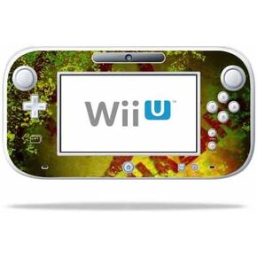 MightySkins Skin Compatible with Nintendo Wii U Gamepad Controller wrap Sticker Skins Radiation