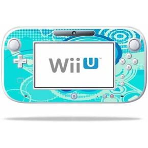 MightySkins Skin Compatible with Nintendo Wii U Gamepad Controller wrap Sticker Skins Modern Retro