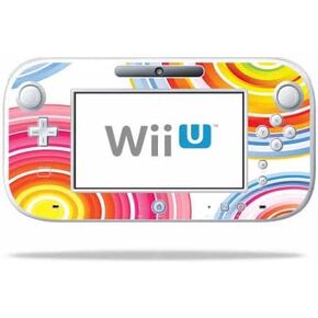 MightySkins Skin Compatible with Nintendo Wii U Gamepad Controller wrap Sticker Skins Lollipop Swirls