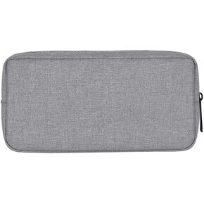 Universal Electronics/Accessories Soft Carrying Case Bag, Durable & Light-Weight,Suitable for Out-Going, Business, Travel and Cosmetics Kit（Gray）