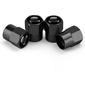 Hisport Fit Jaguar Stem Cap 4pcs Universal Car Tire Valve Stem Caps Air Cover Car Accessories Hex 016 Black Stem Cover
