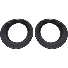 NewYall Pair Black Fog Light Lamp Cover Trim for BMW X3 E83 Before Facelift 2007-2010 Left and Right Side