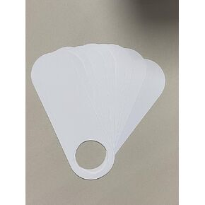 10.5x3.5 inch 10 PCS Plastic White Blank Door Hanger Tags for Property Management Rentals Apartments for Door