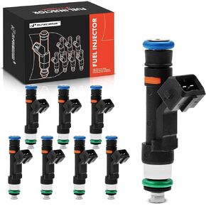A-Premium Fuel Injectors Compatible with Ford F-150 F150 2003, F-150 Heritage 2004, F-250 F-350 Super Duty 2003-2004, V8 5.4L, Set of 8, Replace# 4L3Z9F593CA