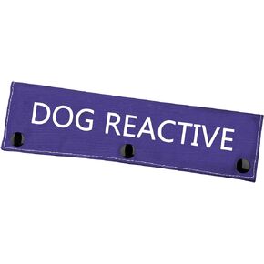Dog Reactive Leash Sleeve Nervous Dog Leash Wrap Reactive Dog Patch (Dog Reactive)