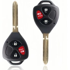 Key Fob Remote Replacement Compatible with Toyota 4Runner 2010 2011 2012 2013 2014 2015 2016 2017 2018 2019/Rav4 2010-2012/Yaris 2012-2014 Keyless Entry Remote Control Car Key (HYQ12BBY G Chip) 2pcs