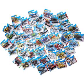 Assortment lot of 50 Different Hotwheels diecast Cars and Trucks