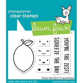 LAWN FAWN Zest Clear Stamps 3"X2"