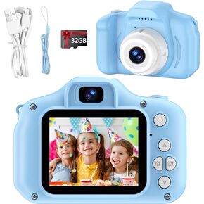Kids Camera Toys,Hehotoy Digital Camera for Ages 3-10 Boys Girls Children,1080P HD Video Selfie Camera,Christmas Birthday Gifts for Girls Boys Age 3 4 5 6 7 8 9 10 (Pink-Unicorn)