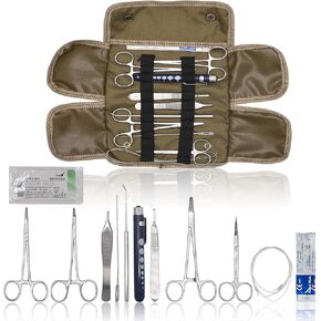 OdontoMed2011 20 PC U.S. Military Style Surplus Emergency Survival Kit - Bleed CONTOL Kit - Military Style First Aid Kit - Molle Pouch MLT-04
