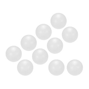 10pcs PP Balls - [1/2 Inch] Plastic Bearing Ball for Valves Conveyors Rollers Use