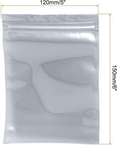 Anti Static Bags ESD Shielding Bags Resealable, [for Electronic Device GPU Hard Drive SSD HDD Motherboard] - 5x6inch/25pcs in Saudi Arabia