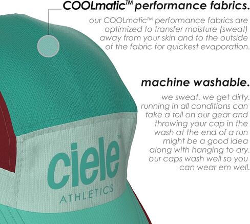 Ciele Athletics GOCap SC - Premium Washable Moisture Wicking Hat with Sun Protection, 5-Panel Knit Running Hat for Men, Women in Saudi Arabia